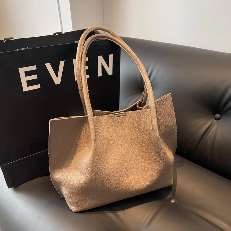 Women's All Seasons Pu Leather Solid Color Vintage Style Square Magnetic Buckle Shoulder Bag