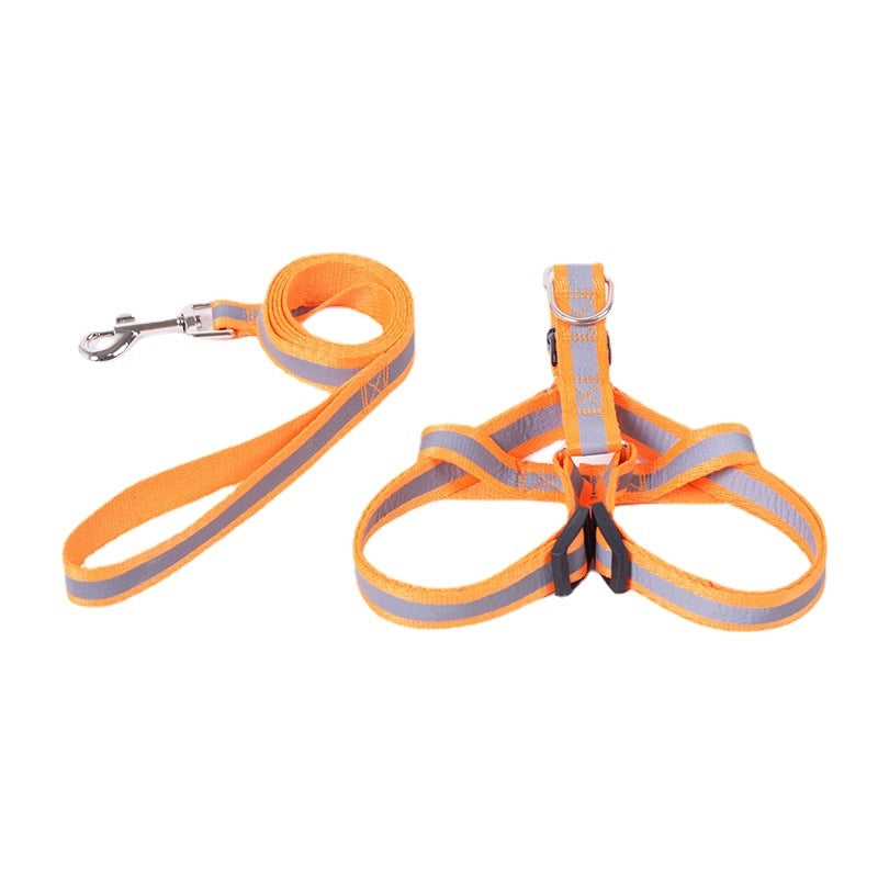 Teddy Bomei VIP Labrador Reflective Dog Chain Dog Rope Pet Traction Rope Chest Strap