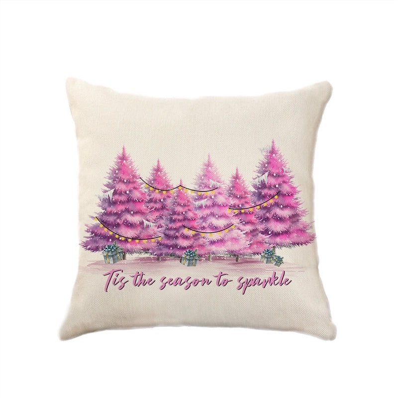 Christmas Vacation Letter Polyester Pillow Cases Couch & Sofa Decor