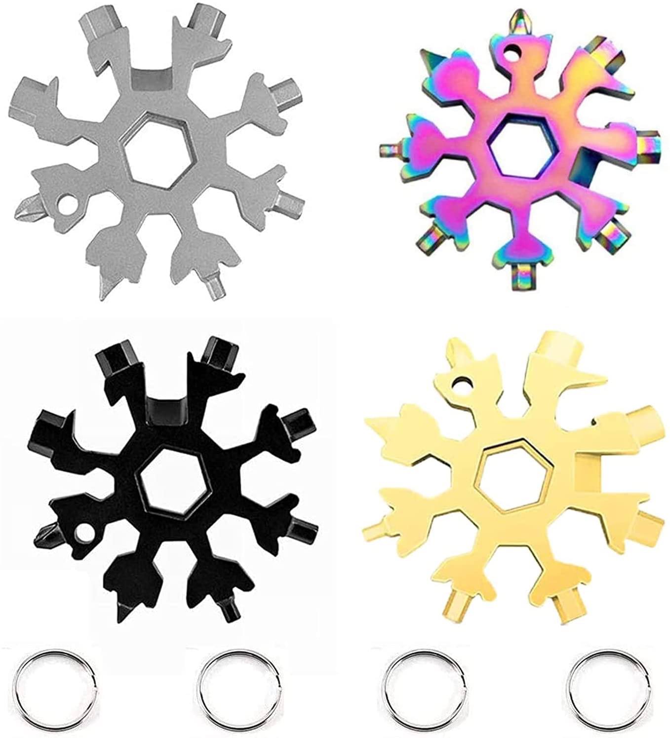 🎁Hot Sale-30% OFF🍓18-in-1 Stainless Steel Snowflakes Multi-Tool