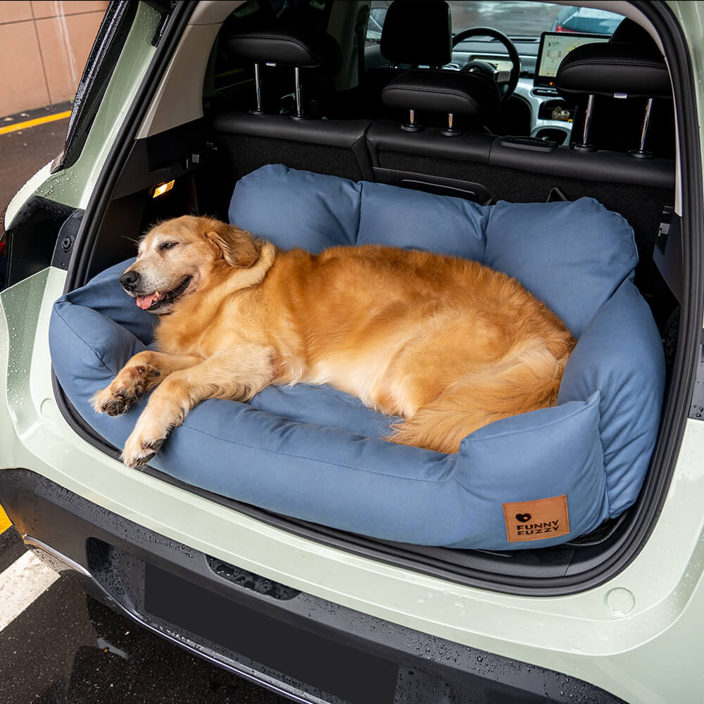 Travel Bolster Safety Medium Large Dog Car Back Seat Beds