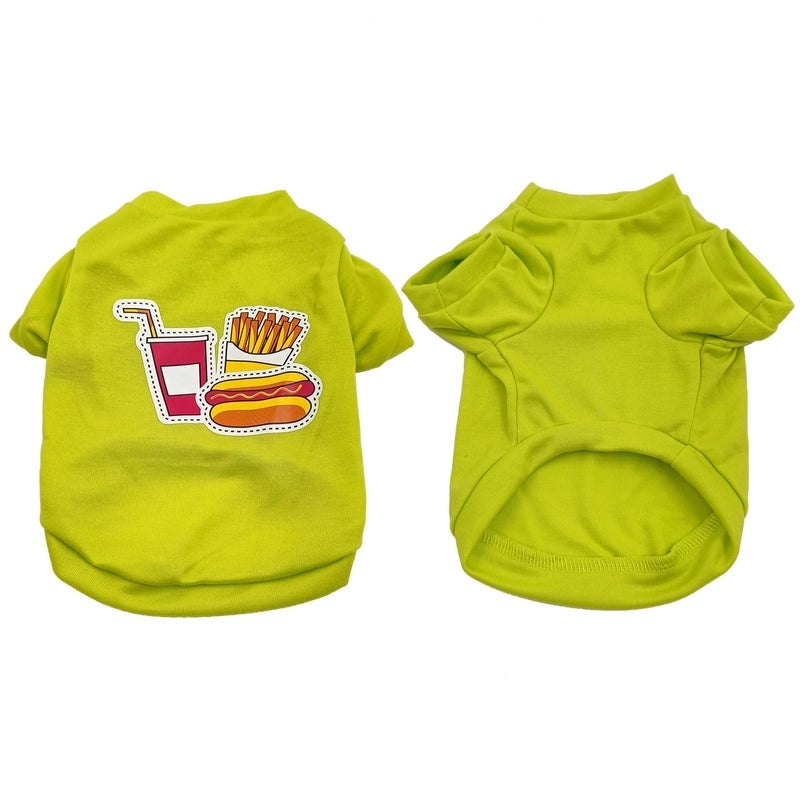Pet Supplies Pet Clothes Dog Clothing Spring-summer New Type Pet Dog Clothes Vest T-shirt