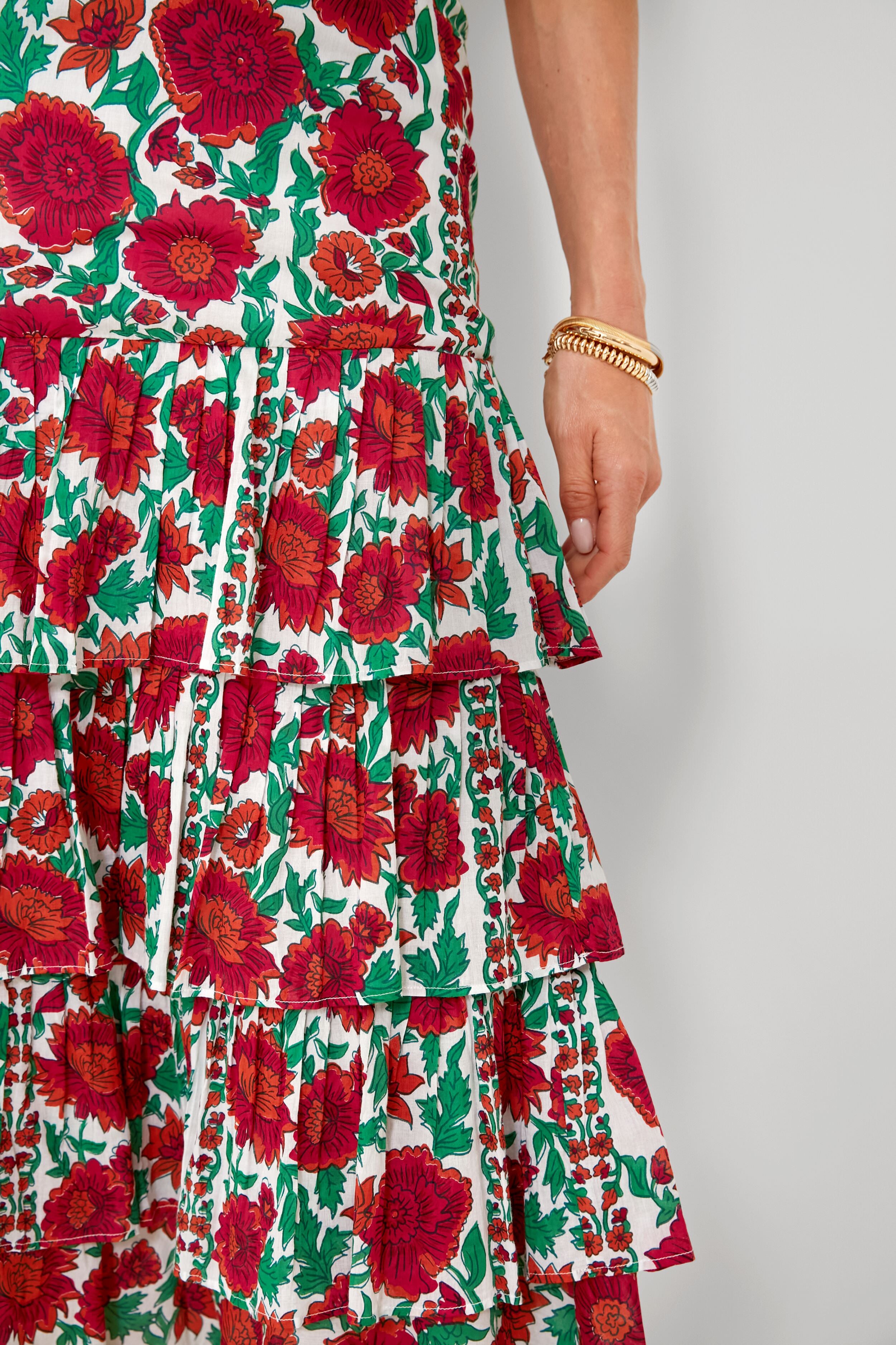 Pink Dijon Honduras Maxi Skirt