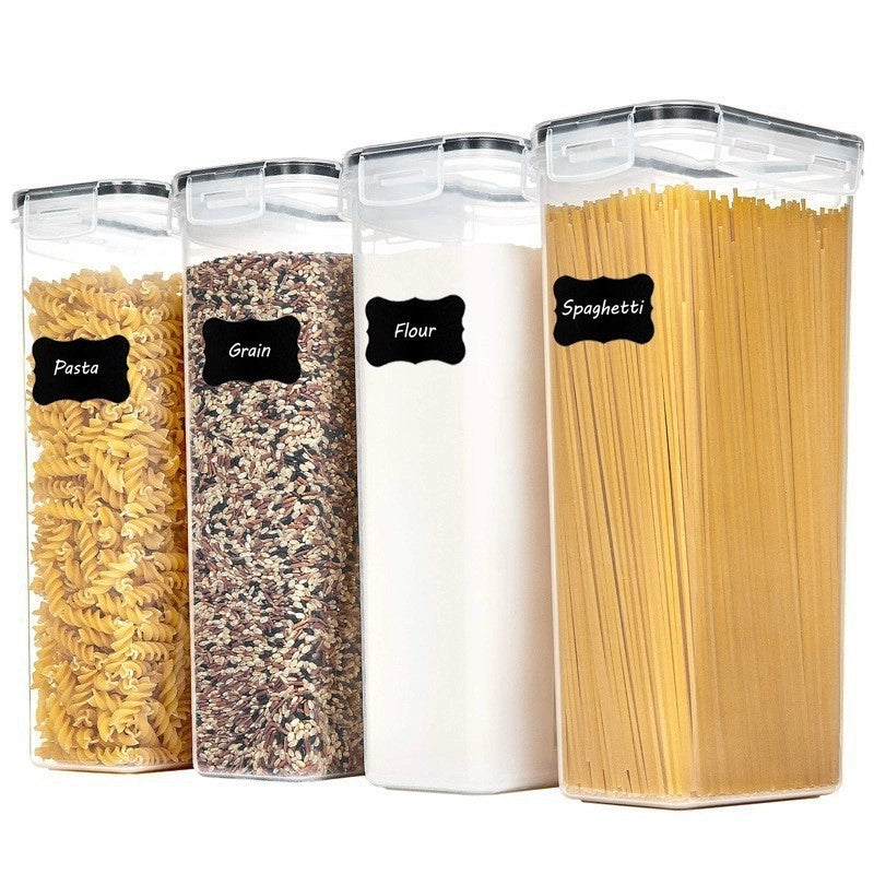 Minimalist Transparent Plastic Storage Container Box