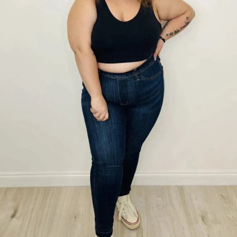 Tummy Control Comfy Pull On Jeans