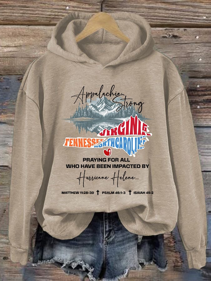 Women's Hurricane Helen Disaster Relief Printed Sweatshirt