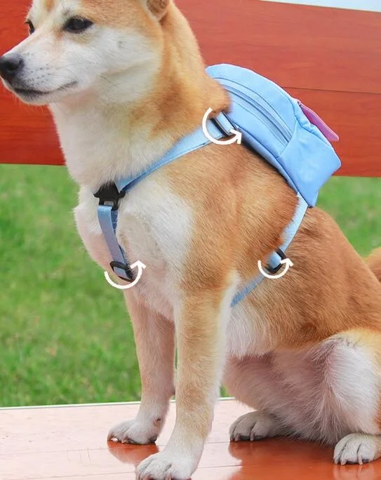 Pet backpack cartoon dog bag outdoor travel dog small backpack pet supplies