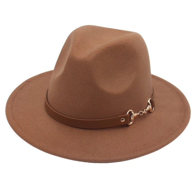Top Hat Shanghai Beach Gentleman Performance Outdoor Travel Autumn And Winter Hat Fedora