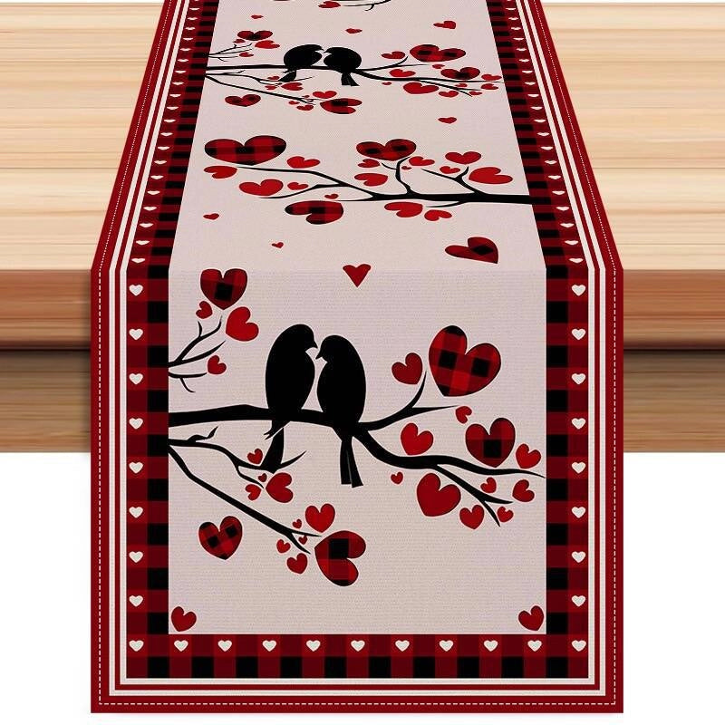 Valentine'S Day Casual Elegant Minimalist Letter Heart Shape Polyester Tablecloths