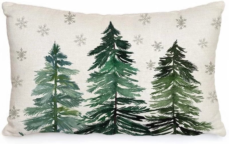 Christmas Vacation Letter Linen Pillow Cases Couch & Sofa Decor