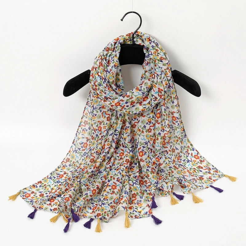 Unisex Vacation Sweet Geometric Polyester Scarf