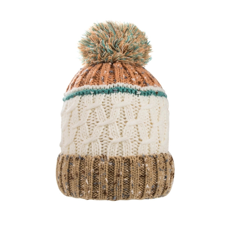 Unisex Basic Retro Color Block Eaveless Wool Cap