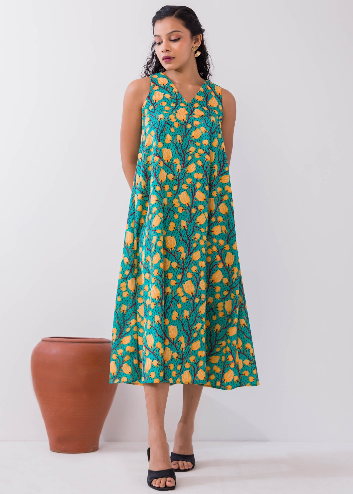 Sleeveless Tent Dress