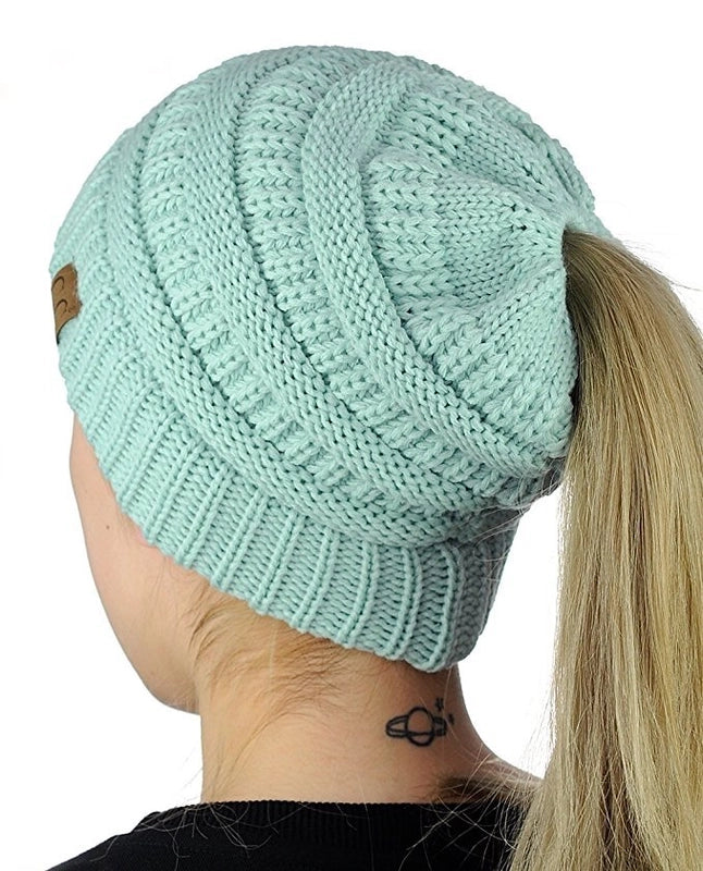 Unisex Casual Minimalist Solid Color Eaveless Wool Cap