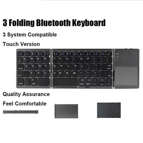 🔥Last Day Promotion 49% OFF🔥Foldable Bluetooth Keyboard with Touchpad