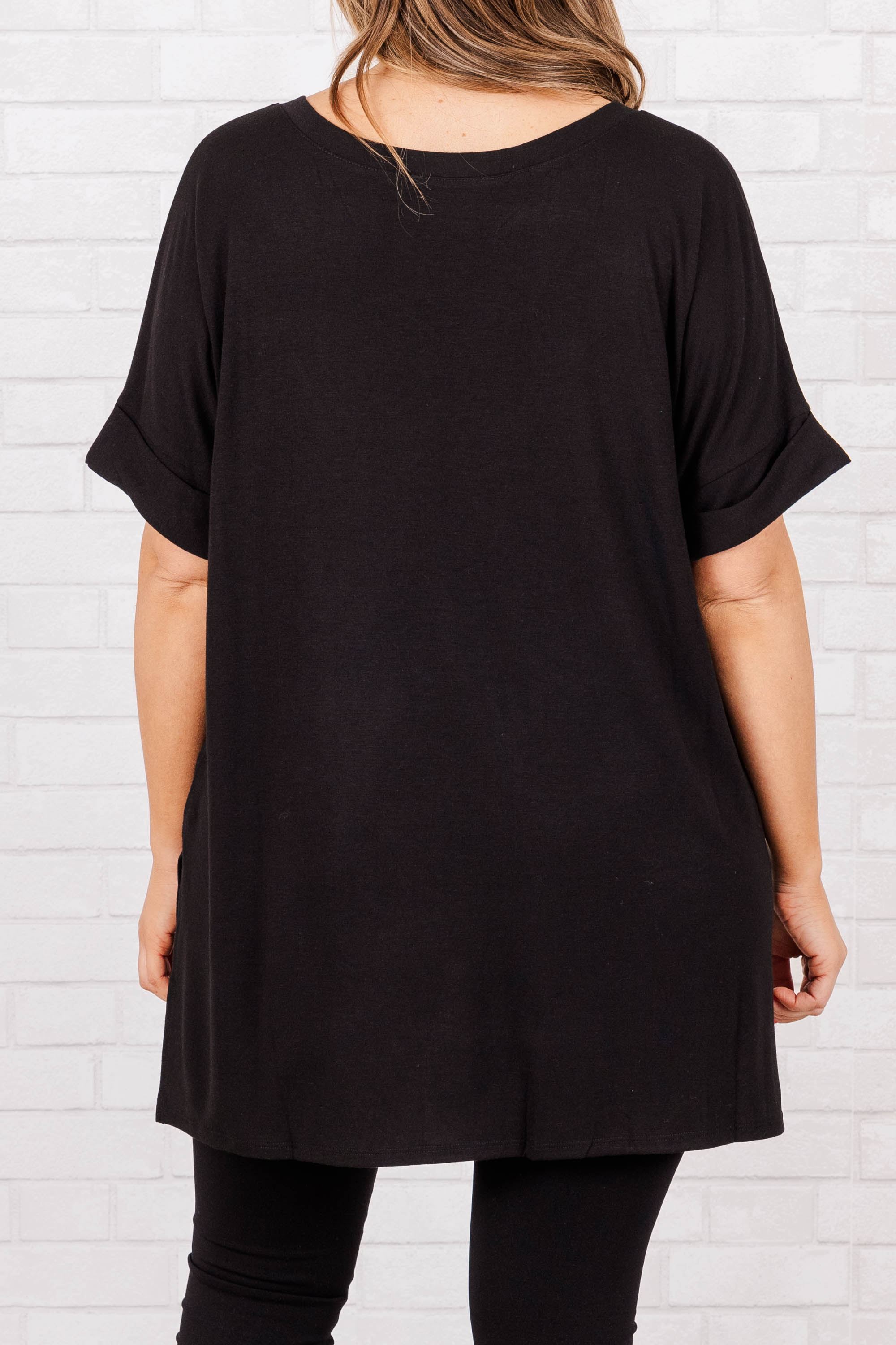 Comfy Travels Top. Black