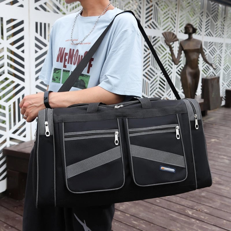 Foldable Large Capacity Portable Travel Bag Men's And Women's Long And Short Distance Travel Luggage Bag For Home Moving Bag