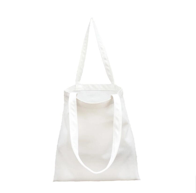 Women's Medium Canvas Letter Preppy Style Classic Style Square Open Canvas Bag