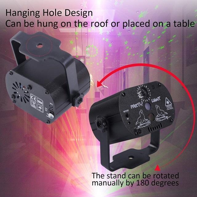 RGB DJ Disco Stage Laser Light Sound Activated Led Projector Party Lights  Party Light