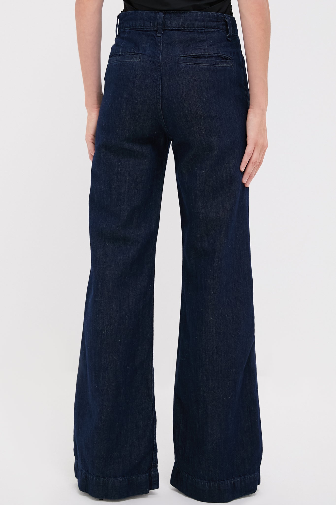 Indigo Linen Denim Trouser