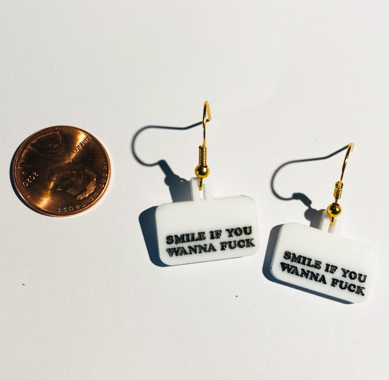 Smile If You Wanna Fuck  Earrings