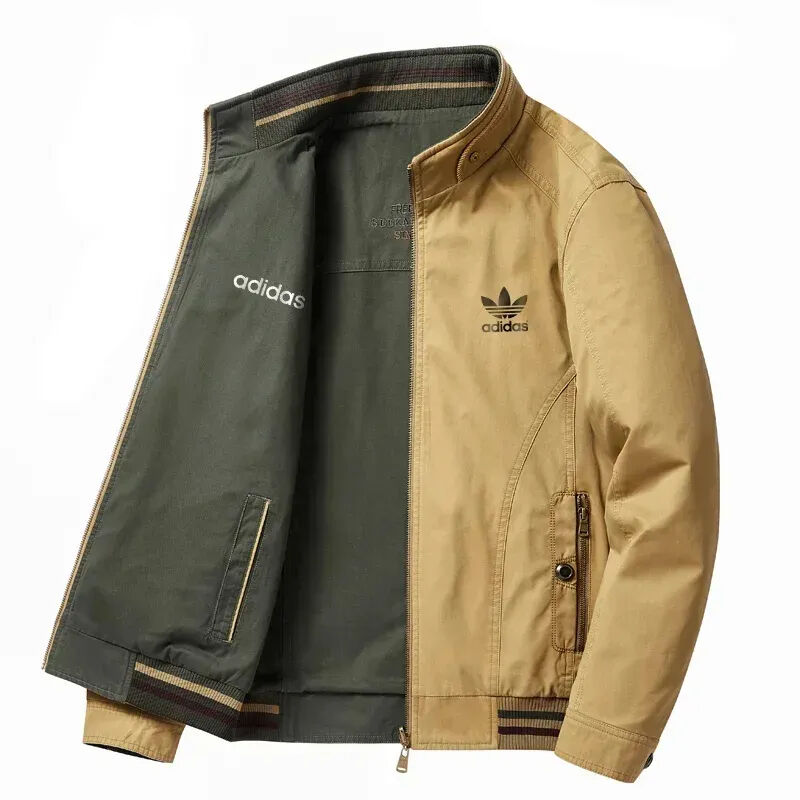 🔥Adidas Reversible Jacket Chaqueta informal holgada