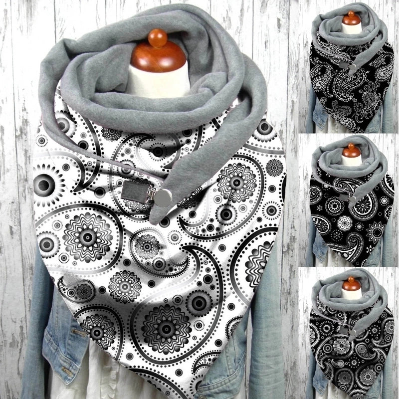 Unisex Cute Ditsy Floral Winter Scarves
