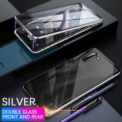 HOT SALE🔥 High Definition Magnetic Tempered Glass Double-sided Phone Case For Samsung