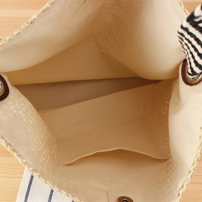 Women's Vacation Beach Solid Color Paper Shopping Bags