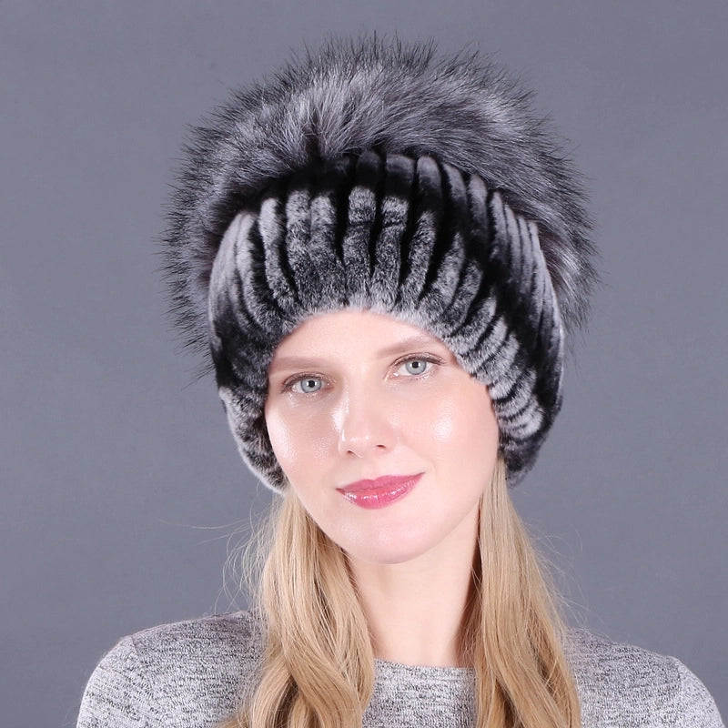 Women's Basic Solid Color Eaveless Wool Cap