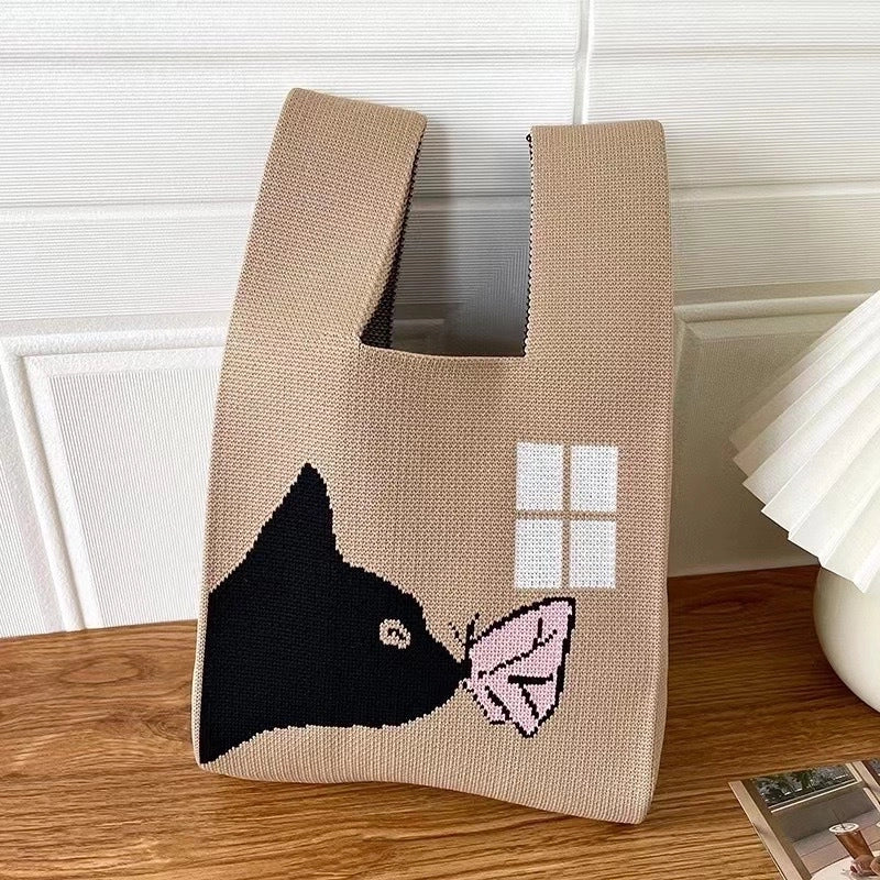 Spring And Summer New Arrival Women's Bag Handbag Bag Fashionable Simple Niche Knitted Bag Vesel Bag Crossbody Bag