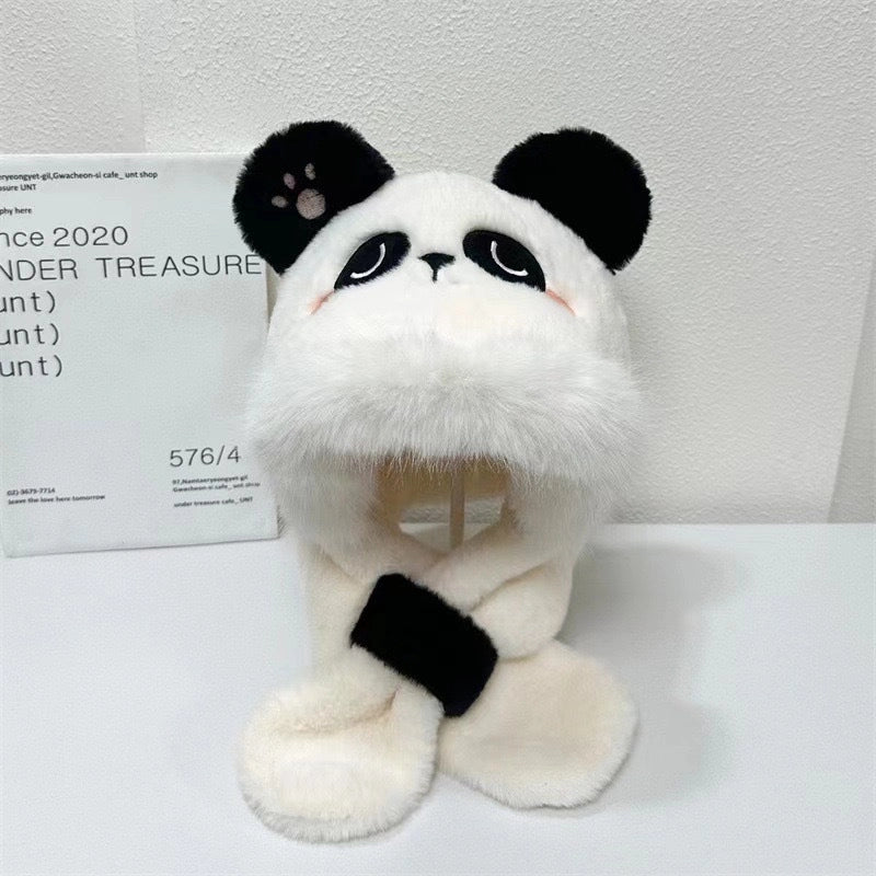 Children Unisex Cartoon Style Cute Panda Beanie Hat
