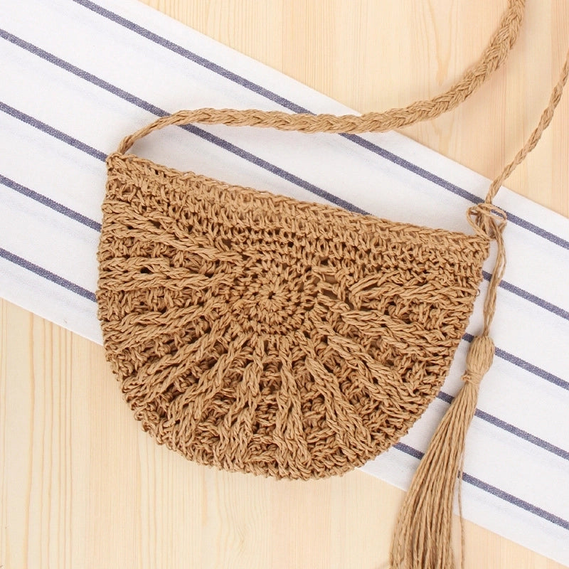 Women's Small Spring&summer Straw Vintage Style Straw Bag