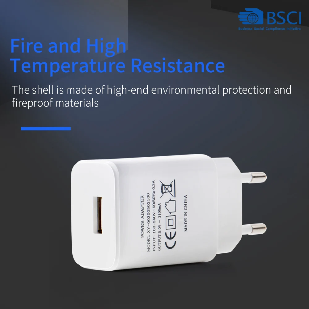 Quick Charger USB power 5V 2A EU US Plug Travel Wall Charger with Micro USB Data Cable