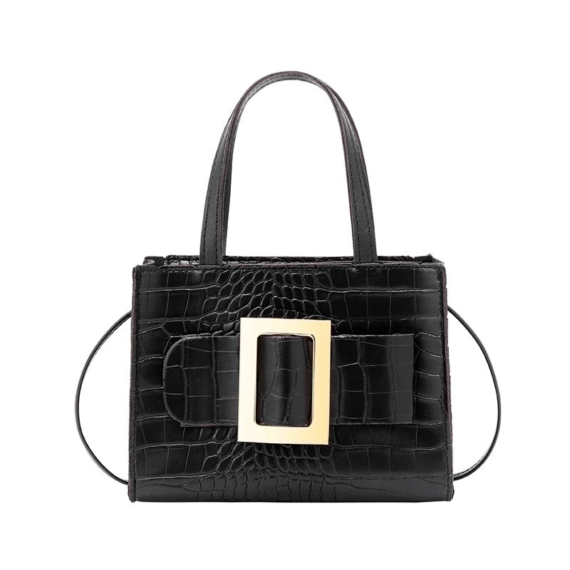 Women's All Seasons Pu Leather Solid Color Streetwear Square Zipper Square Bag