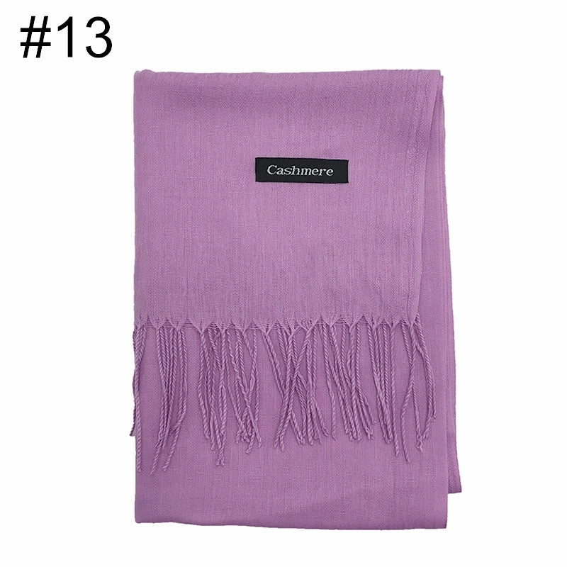 Thin Cotton And Linen National Two Tassel Ladies Scarf Shawl 100g A Generation Of Hair
