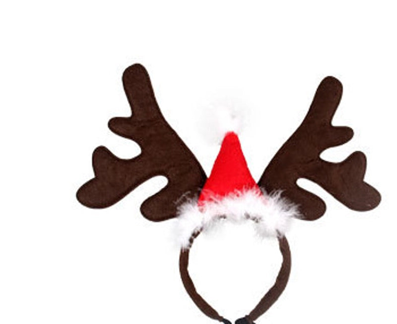 Ji Zizi's Spring And Autumn Outgoing Luminous Pet Supplies Christmas Dog Hair Hoop Cat Jewelry Holiday Head Hoop