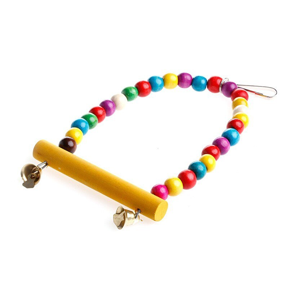 Wooden Small Parrots Swing Toy