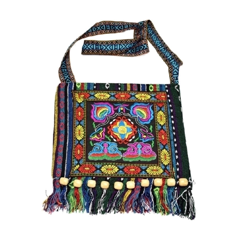Women's Medium Spring&summer Canvas Ethnic Style Shoulder Bag
