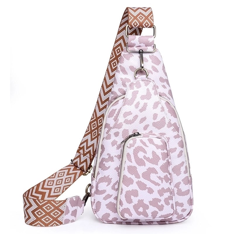 Women's Basic Solid Color Pu Leather Waist Bags