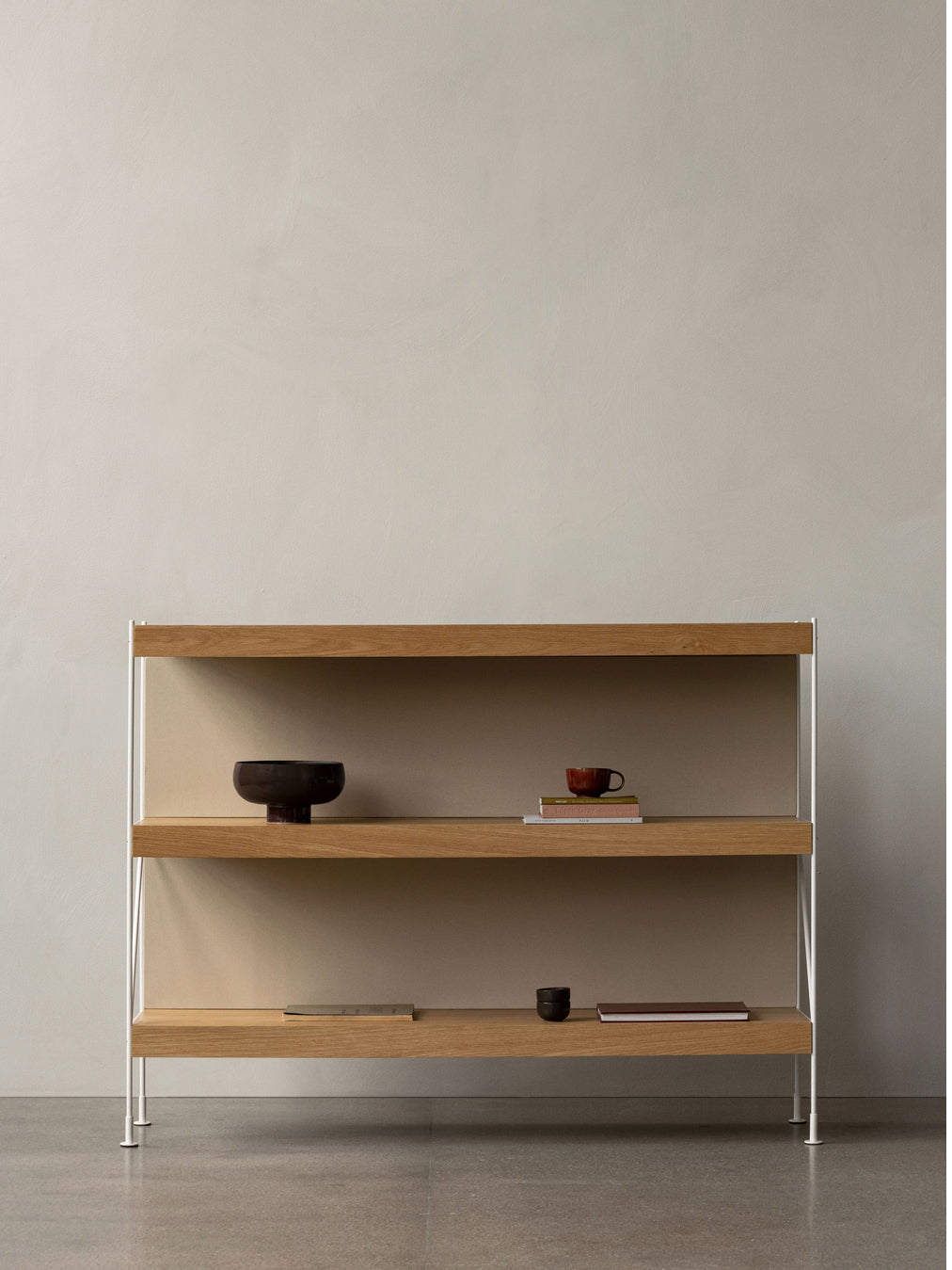 Zet Storage System. 60in. Back Panel and Magazine Shelf