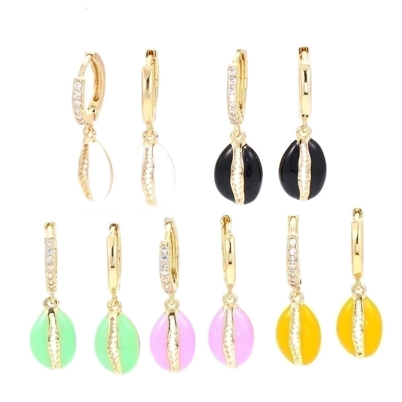Fashion Dripping Color Earrings