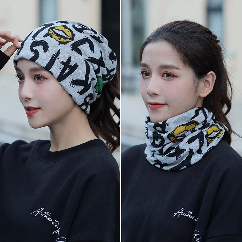 Unisex Casual Star Flower Polyester Scarf