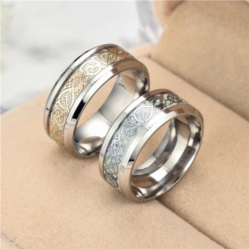 Retro Constellation Stainless Steel Stainless Steel Rings