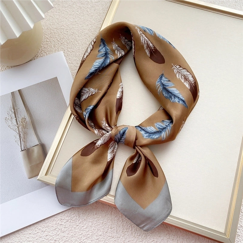 70 Small Square Scarf Silk Scarf Autumn And Winter Gauze Scarf