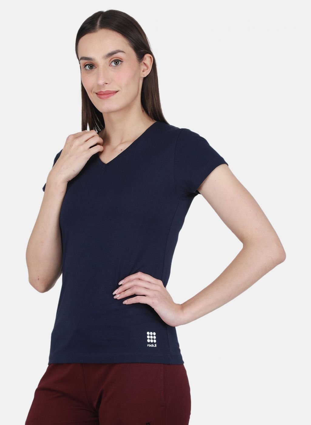 Rock-it Women NAvy Blue Solid Top