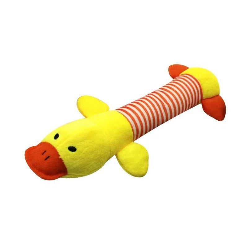 Hot Sale Plush Voice Dog Toy Four Legs Long Animal Pet Molar Toy Cat Supplies