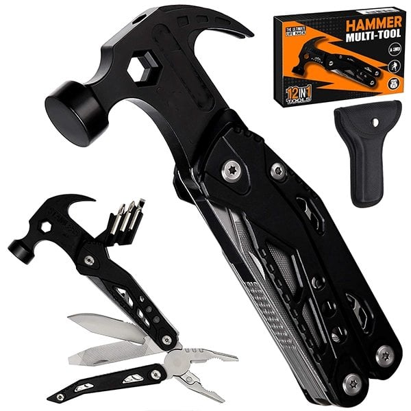 🔥HOT SALE NOW 49% OFF - Portable MultiTool With Hammer. Screwdrivers. Nail Puller