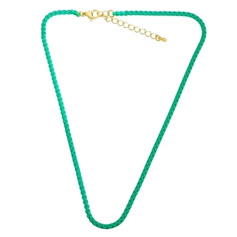 Copper Stoving Varnish Geometric Copper Necklaces