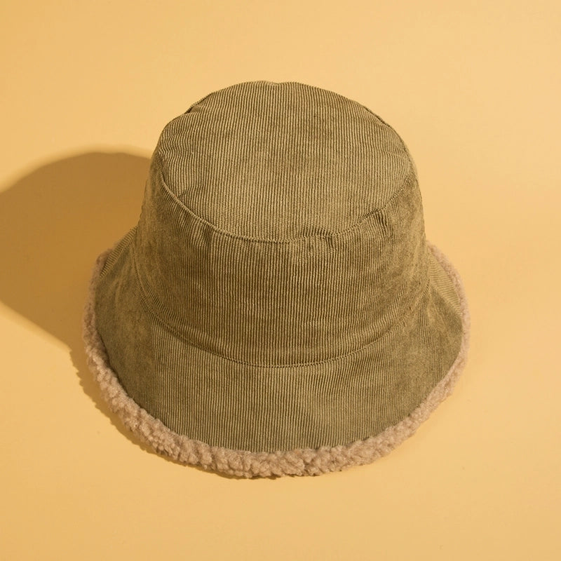 Unisex Minimalist Solid Color Eaveless Bucket Hat